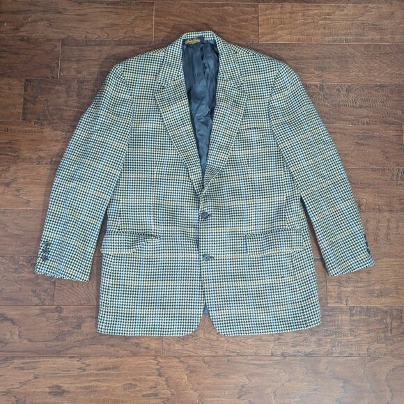 Brooks Brothers Black and White Checkered Blazer - Picture 2 of 10